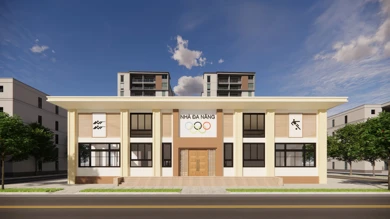 Nhà Thể thao Tiểu học Văn Bình